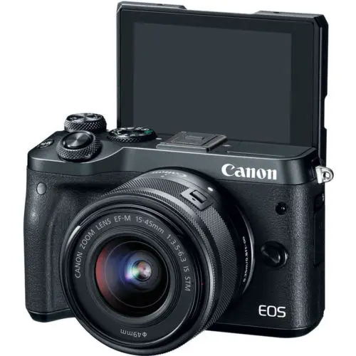 Canon M6 Digital Camera EF-M15-45 IS STM Lens Kit For Canon EOS M6  Mirrorless Digital Camera