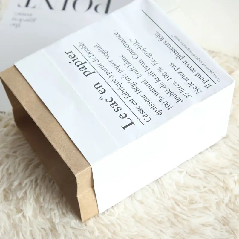 Nordic Style Vase Mini Storage Kraft Paper Bag Home Flower Arrangement wedding floral main Sundries Dried Storage Bag Paper Bag