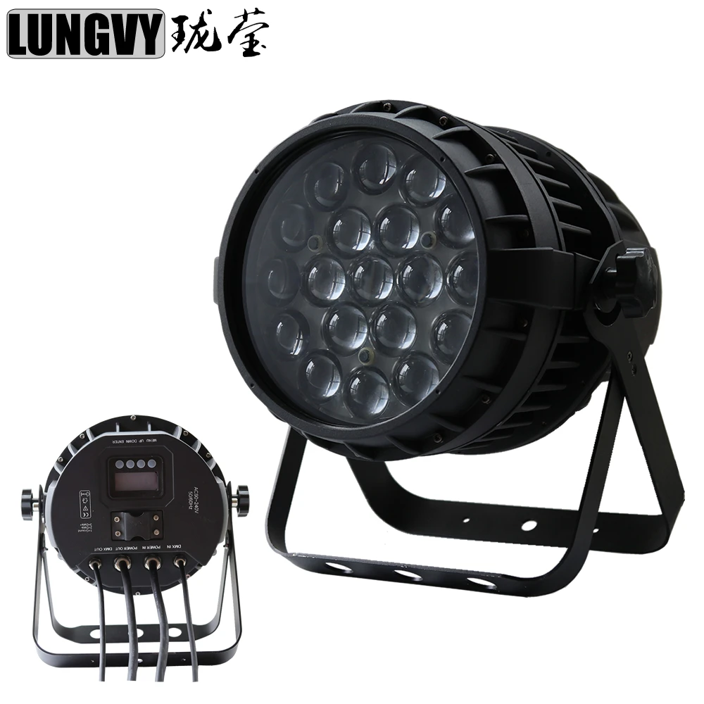 

Free Shipping 19x12w RGBW 4IN1 Zoom Led Par Light Outdoor Led Par Cans IP65 DMX512 Led Par Stage DJ Disco Nightclub Lighting