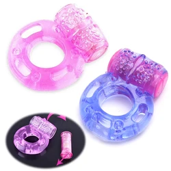 Sex Toys Men Vibration Collars Delay Premature Ejaculation Lock Fine Ring Penis