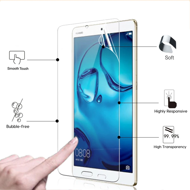 High Clear Glossy screen protector film For Huawei mediapad m3 8.4