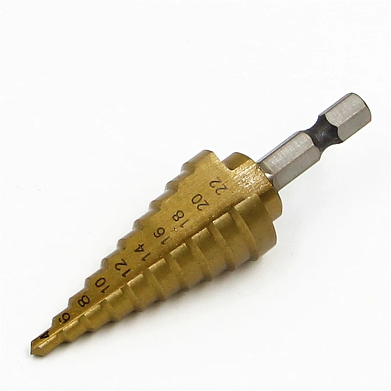 HSS Khoan 4Mm-22Mm Gỗ Dụng Cụ Điện 1/4 "Chuôi Lục Giác Giá Sỉ Chất Lượng Cao khoan Kim Loại Titan