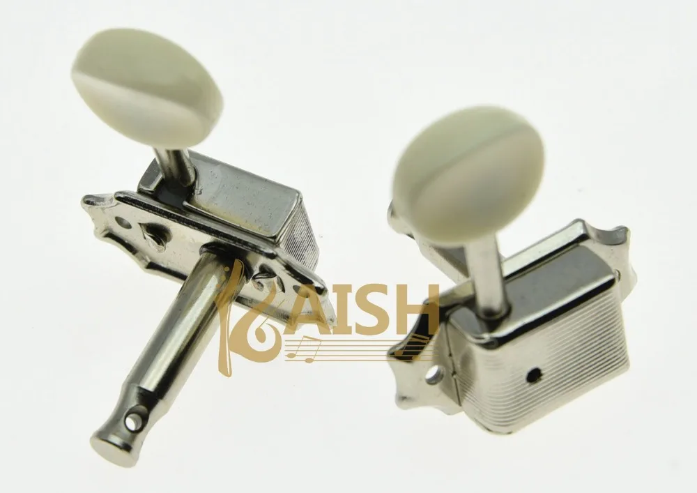 Nickel with Ivory Button 3L3R Vintage LP Guitar Tuners Guitar Tuning Keys Pegs Fits for Les Paul LP