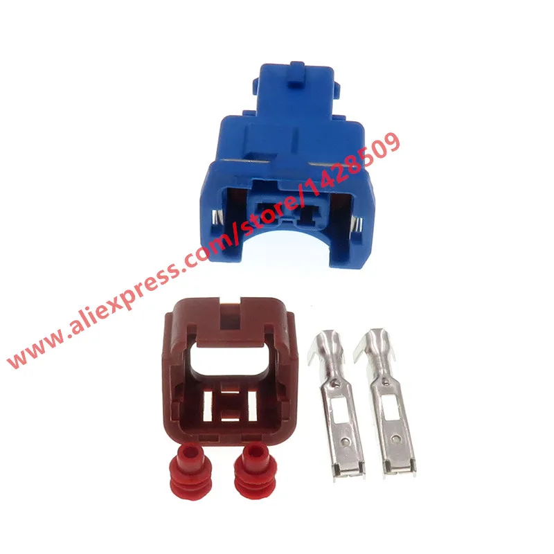 1 Set 2 Pin Knock Detonation Sensor Plug Female Automotive Connector PB186-02326