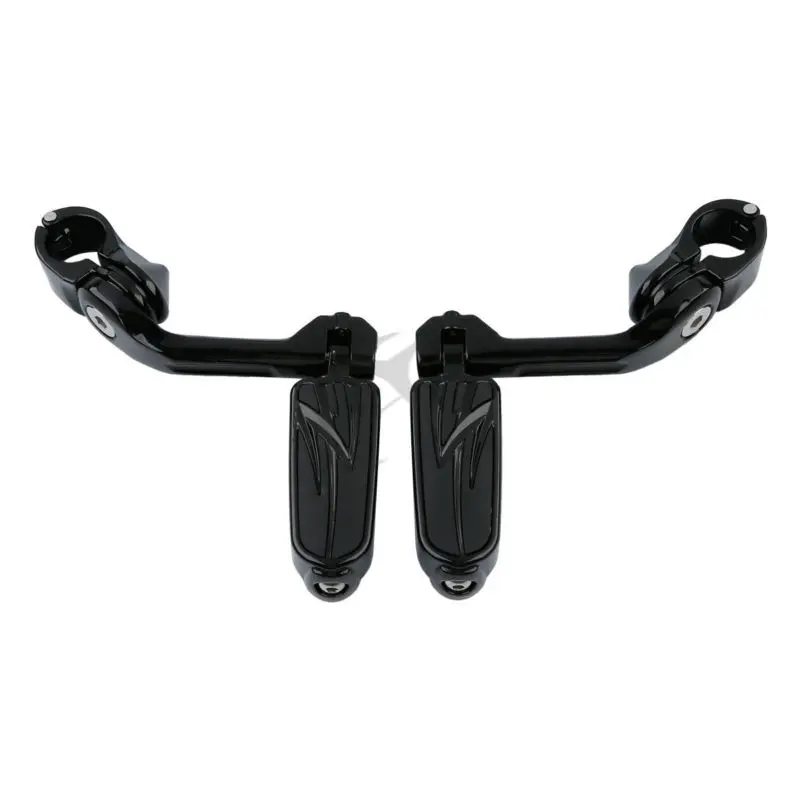 

Tribal Footpegs 32mm Engine Guards Long Angled Mount For Harley FLHR FXDF FLTRX TWO COLORS