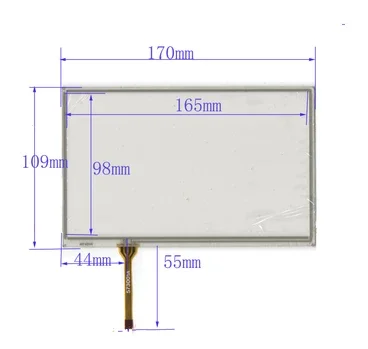 Tela de toque resistente a 7.4 polegadas m7401a para 10x170mm