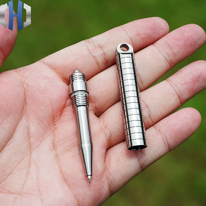 Mini Titanium Pen Defensive Pen Tactical Pen Multi-function Tool With Self-defense Survival Broken Window Pen