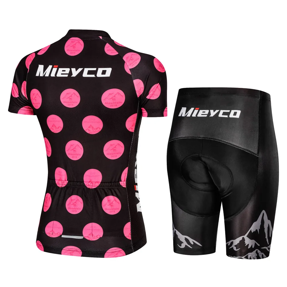 Women Summer cycling jersey Set High Quality Mountain bike clothes Ropa ciclismo bib short bicycle wear Short Sleeve Pant 5D Gel