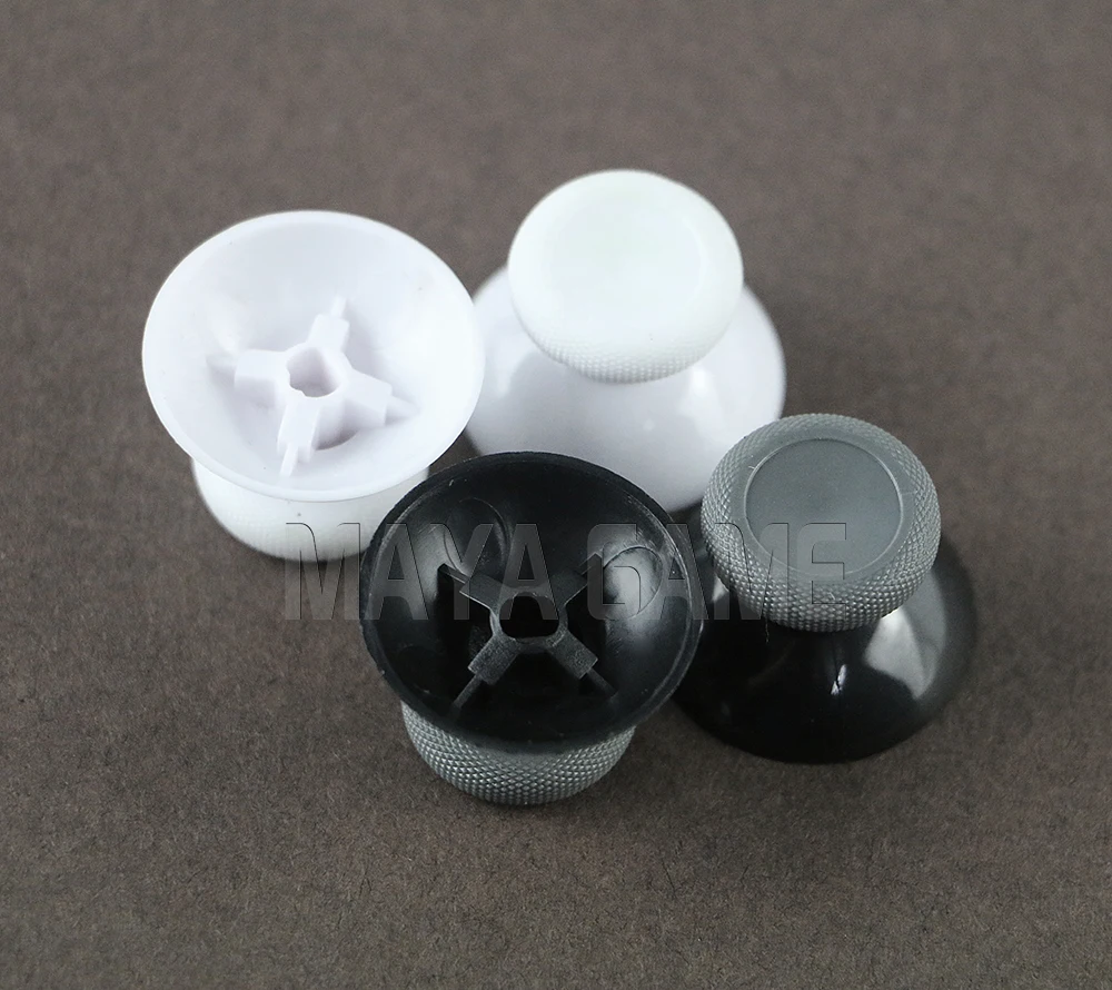 

OCGAME 300pcs/lot Black&white 3d Analog Thumb Sticks for XBox One S Slim Controller Analogue Joystick Caps Mushroom