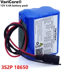 VariCore 12v 4.4 Ah 4400mAh 18650 akumulatory 12V z BMS bateria litowa płyta ochronna CCTV Cam Monitor UES