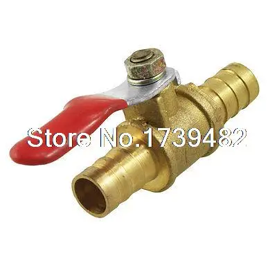 

Full Port 10mm Diameter Hose Tail Pipe Red Lever Handle Ball Valve