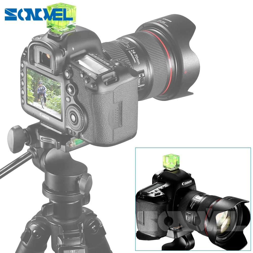 Canon/Nikon/Pentax DSLR 카메라 사진 액세서리 용 범용 3 축 핫슈 고정 버블 스피릿 레벨 3D 스피릿 레벨