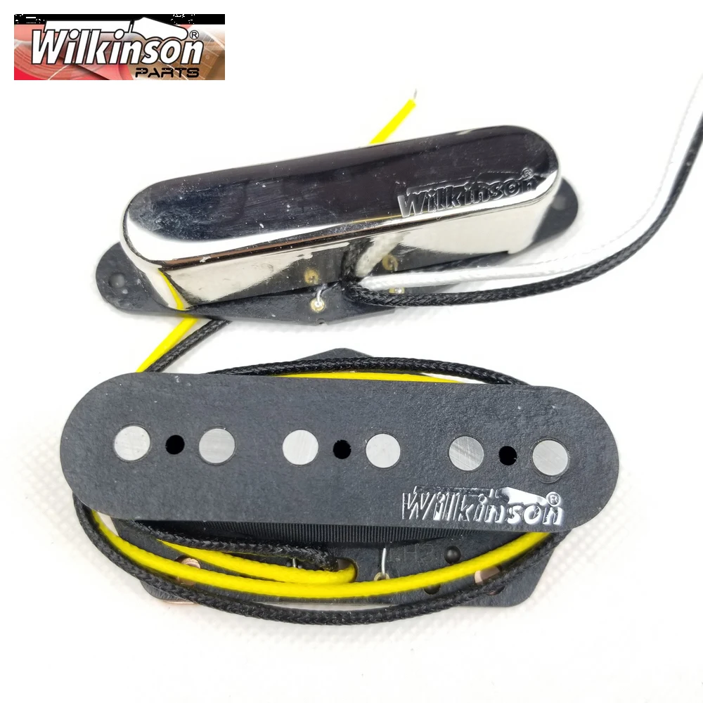 

TL Wilkinson WVT Alnico5 TL Pickups Neck and Bridge TL Eleciric Guitar Pickups Chrome Silver Made In Korea