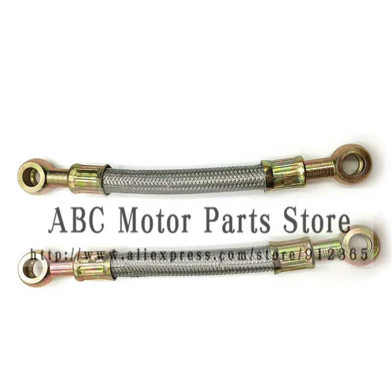 Tubo de manguera de aceite de 183MM para radiador de bicicleta de cross, Enfriador de refrigeración para SCOOTER ATV Goped M10 BANJO