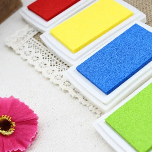 15 colors DIY Scrapbooking Vintage Crafts Ink pad Colorful Inkpad Stamps Sealing Decoration Stamp