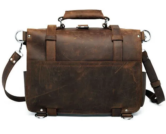 Bolso de viaje de cuero Crazy Horse Vintage para hombre, bolsa de equipaje de mano grande, bolso de mano para fin de semana