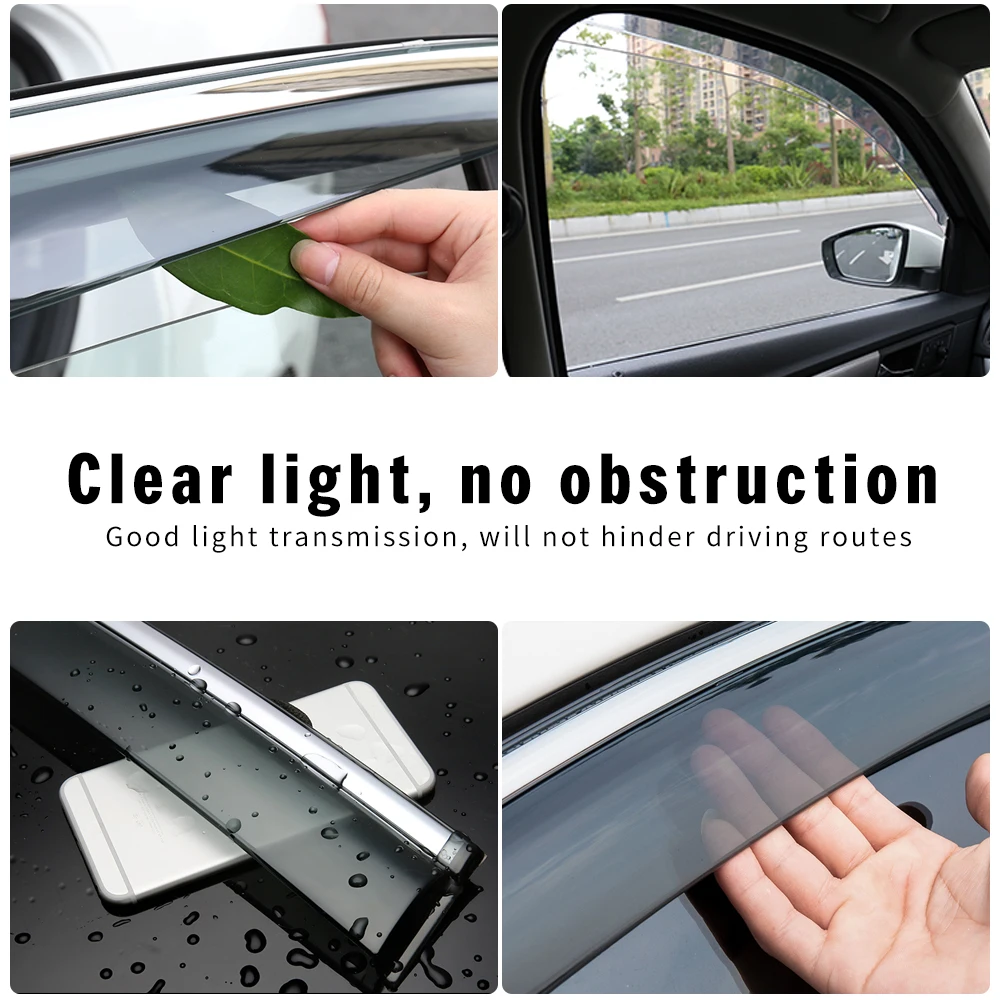 For Honda Accord 2.4 MK7 2004-2007 Plastic Exterior Visor Vent Shades Window Sun Rain Guard Deflector 4pcs 2005 2006