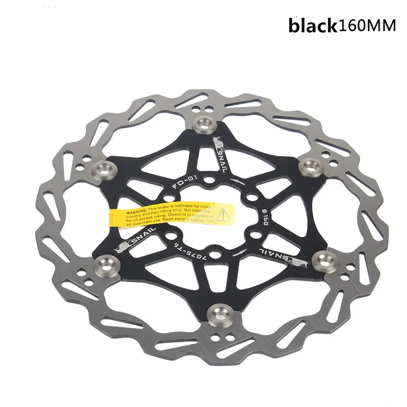 1pcsMountain bike brake rotor Strong heat dissipation floating rotor 160mm 180mm 203mm MTB disc brake pad for bicycle ultralight