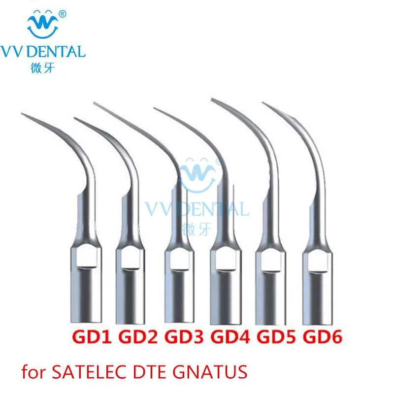 Ultrasonic Dental Scaler Laboratory Equipment Tip GD1 GD2 GD3 GD4 GD5 GD6 Compatible With SATELEC/DTE/GNATUS