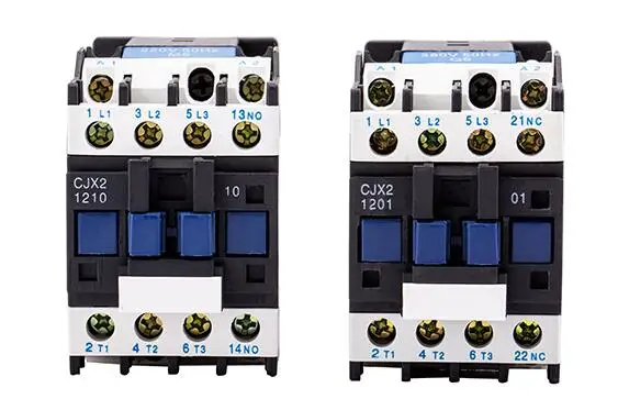 LC1D AC Contactor CJX2-1201 CJX2-1210 CJX2-1211 12A 3-Phase DIN Rail Mount Electric Power Contactor 24V 36V 110V 220V 380V