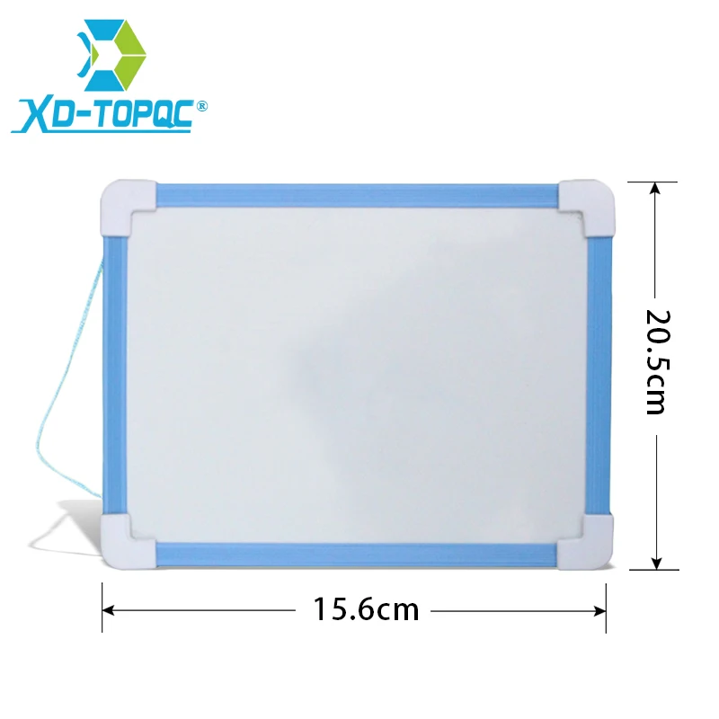 1 pc Kids Whiteboard Dry Wipe Board 5 Colors Frame Mini Drawing Magnetic White board Small Hanging Erase Boards With Pen