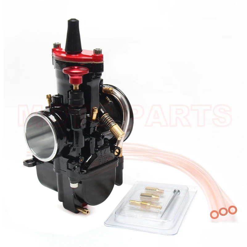 Free Shipping 34mm Carbs for Mikuni Maikuni PWK34 Carburetor Parts Scooters 125cc to 250cc engine With Power Jet Motorcycle ATV