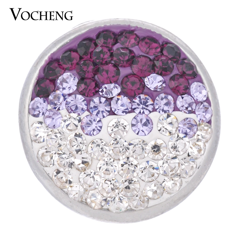 Vocheng Ginger Snaps 18mm Sugar 4 Colors Bling DIY Jewelry Vn-1053