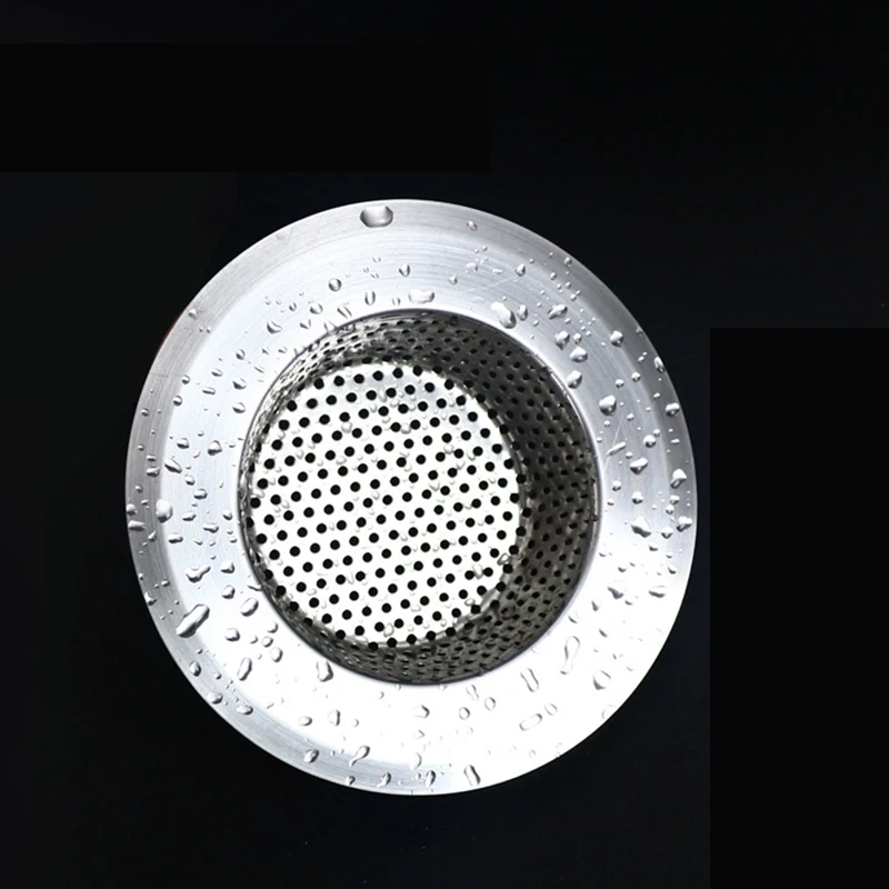 11CM 9CM Kitchen Sink Filter Stainless Steel Drain Hole Filter Bathroom Anti-blocking Tools Kitchen Sink Strainer Water Filter