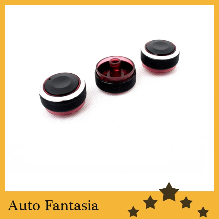 

Billet Aluminium Anodized A/C Control Knobs (Red Color) for Mazda 3 / Axela 04-09-Free Shipping