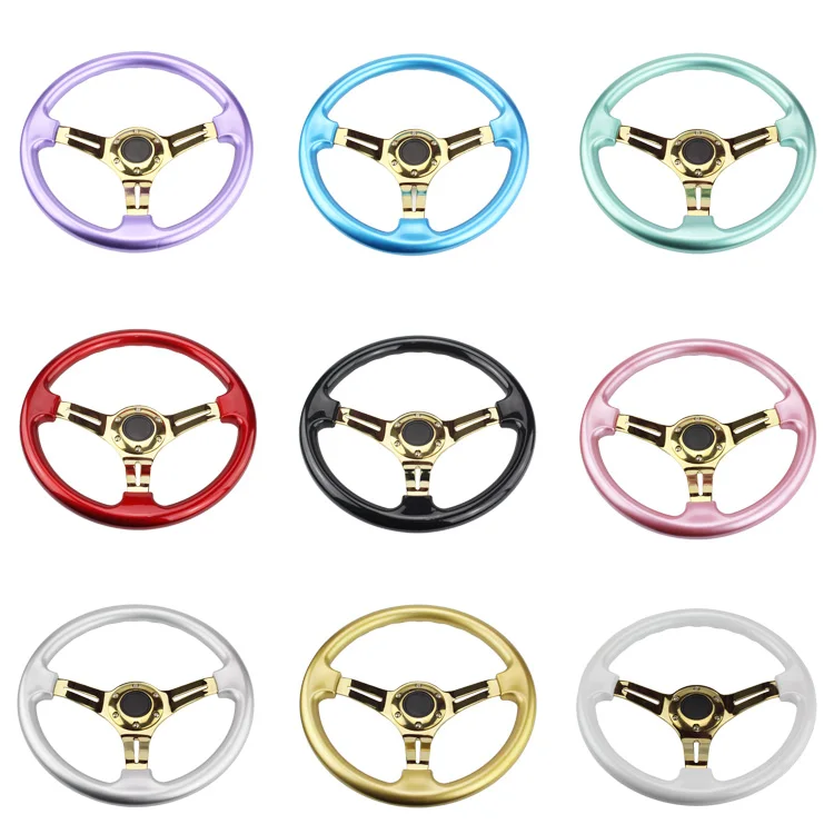 Gold New 350mm 14inch Steering Wheel ABS Steering Wheel