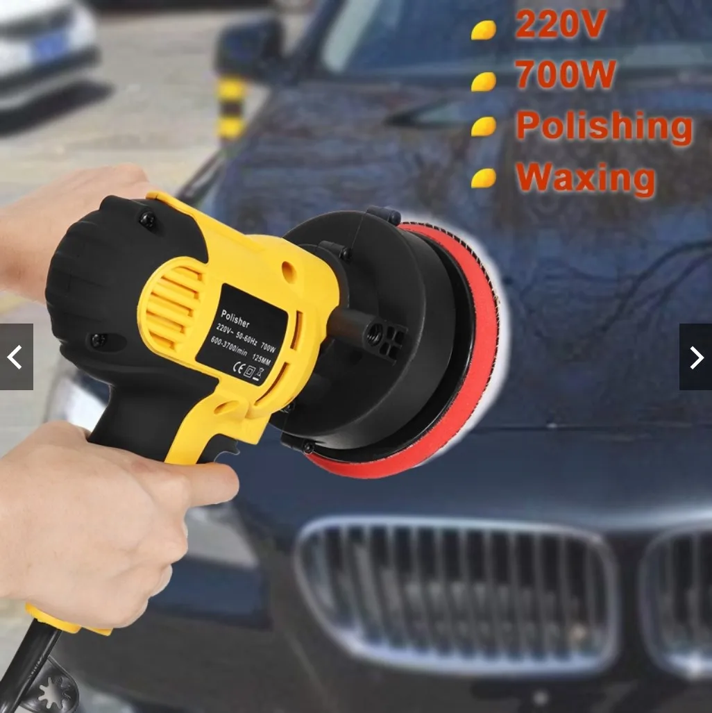 700W 220V Electric Car Polisher Waxing Machine Polishing Waxer Tool