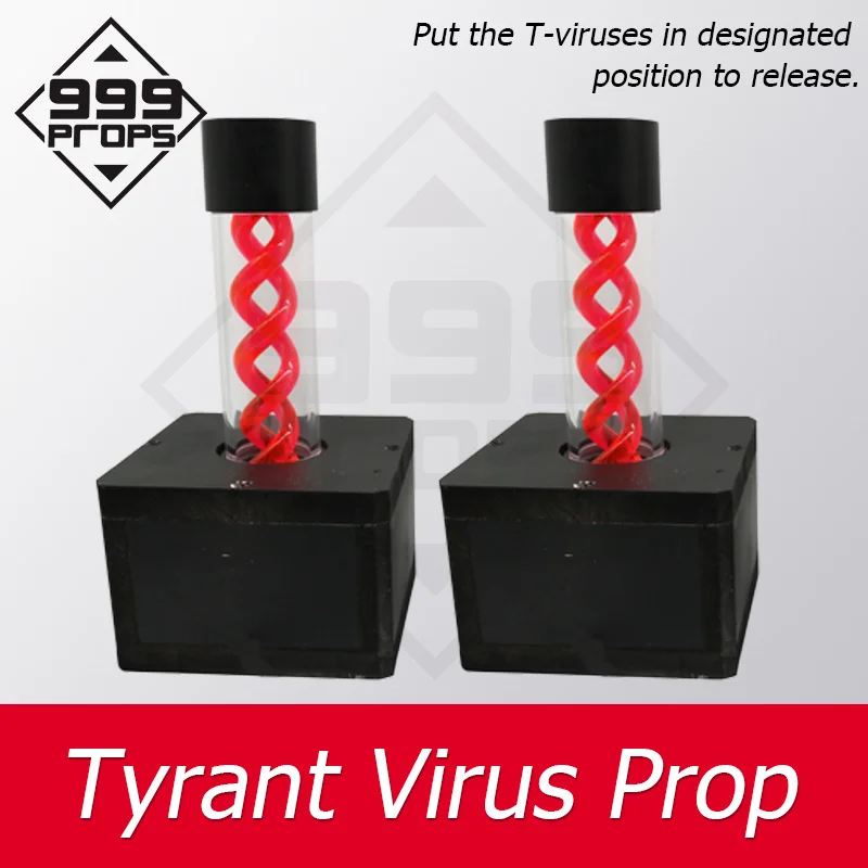 999PROPS Room escape prop Tyrant virus prop put the virus to the designated location to unlock from real life adventurer games