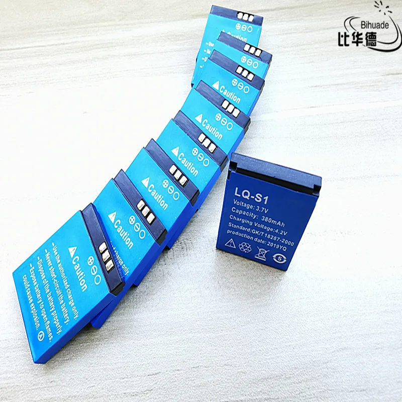 Batería de polímero de iones de litio para reloj inteligente DZ09, batería recargable de 2019 mAh, 3,7 de buena calidad, duradera, LQ-S1