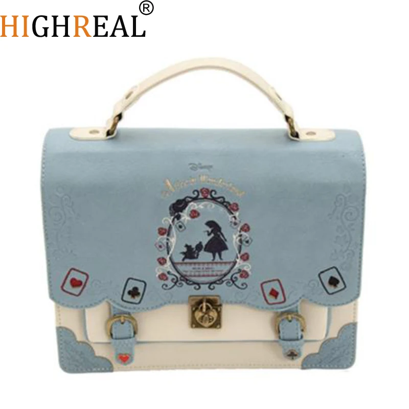 Women Backpack Girl Alice Bag in Wonderland School Backpack Bag Women Shoulder Bag sac a dos Mochila bolsos