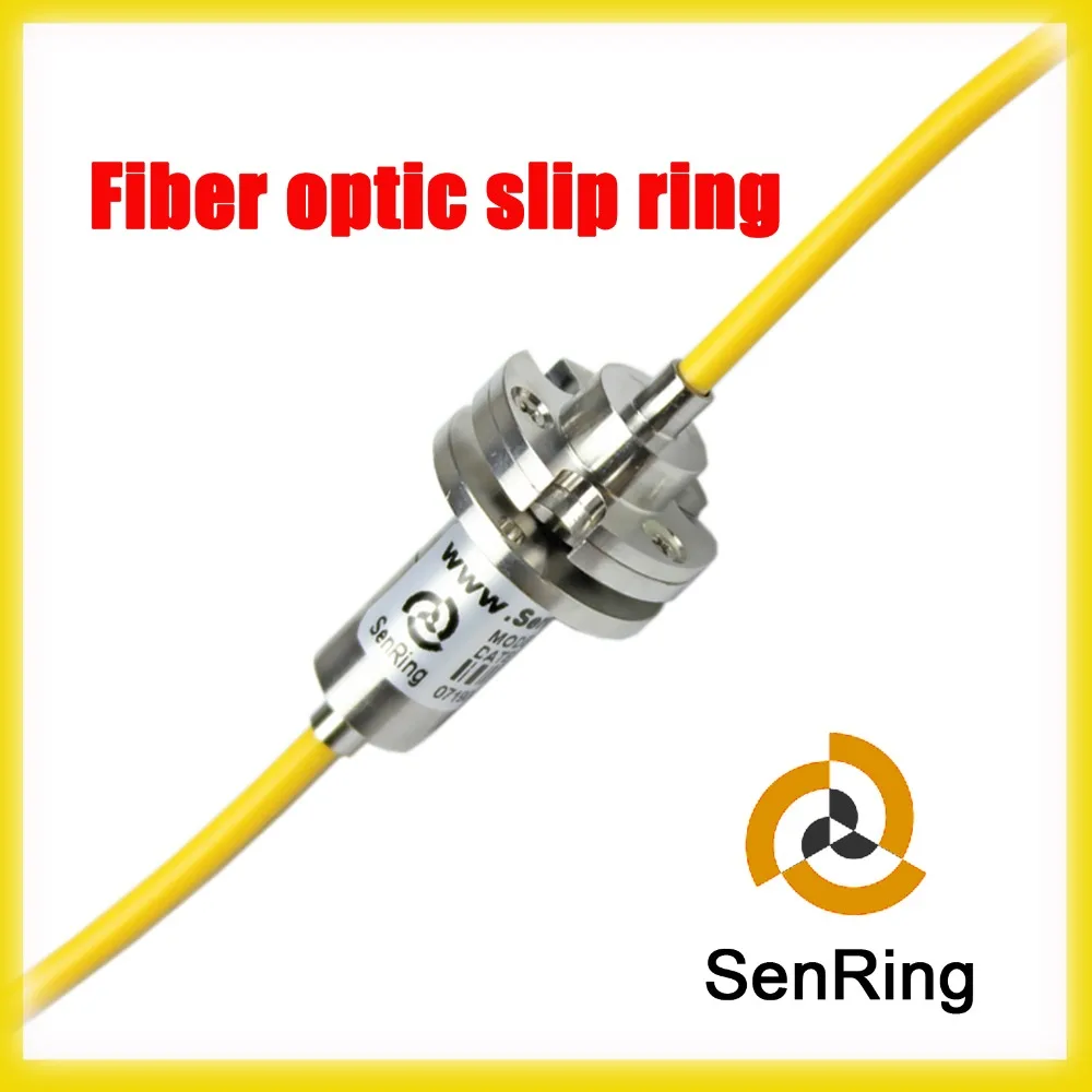 Senring single channel fiber optic slip ring/rotary joint with FC connector