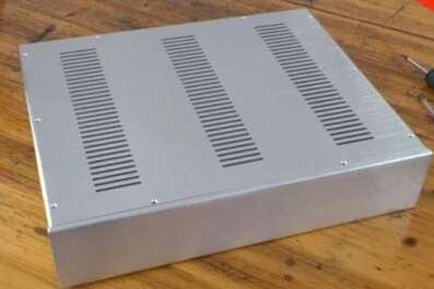 4809 Full aluminum chassis Amplifier Case Preamp enclosure DAC box silver