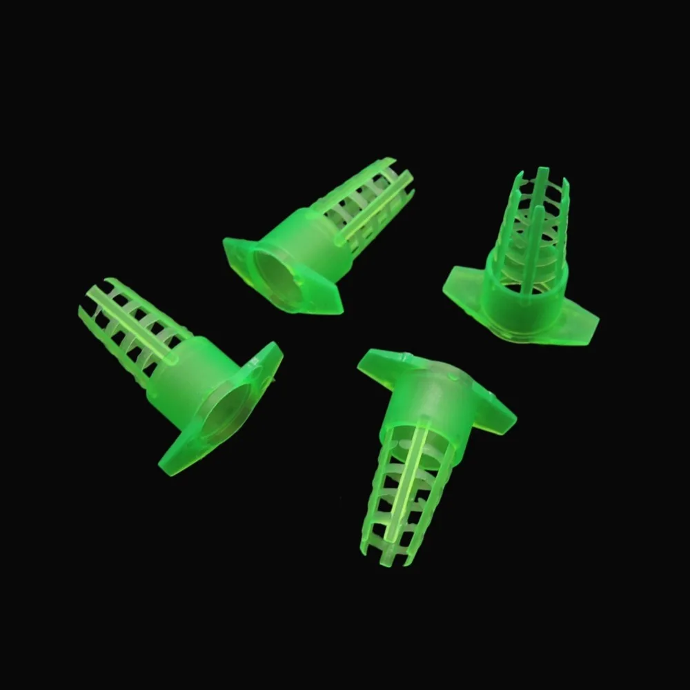 100 Pcs Beekeeping Tools Green Plastic Bee Queen Cage Protective Cover Cell Protector Cages Beekeeping Equipment