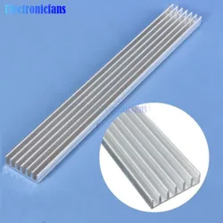 Silver-White Heat Sink LED 150x20x6mm Heat Sink Aluminum Cooling Fin