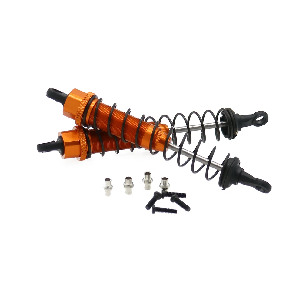 RCAWD 2 PCS Legierung Aluminium 98mm Lange Stoßdämpfer Dämpfer Für RC Auto 1/12 LC Racing WLtoys HSP 287004