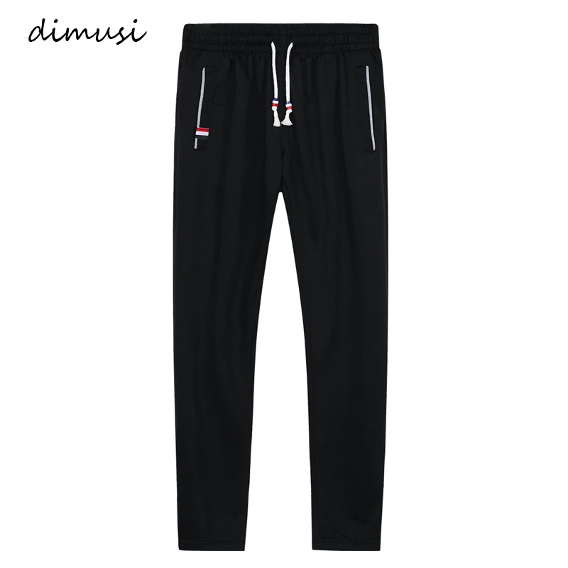 Dimusi calças casuais dos corredores dos homens de fitness calças esportivas bottoms moletom magro calças ginásios jogger calças pista 6xl