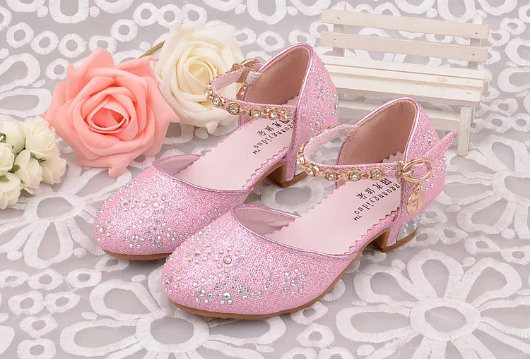 Bruiloft Schoenen Kids Glitter Schoen Kinderen Party Meisjes Adellijke Bruiloft Schoenen Kids Pu Schoen Kinderen Party Meisjes Dans