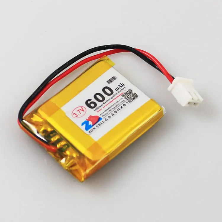 في النواة 600mAh 602535 3.7V ليثيوم بوليمر بطارية 552535 بلوتوث اللاسلكية المتكلم التعلم آلة قابلة للشحن ليثيوم أيون Ce