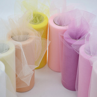 25Yards/Lot 6inch Tissue Tulle Roll Wedding Decoration Tutu Spool Craft Birthday Party Baby Shower Wedding Decor Supplies