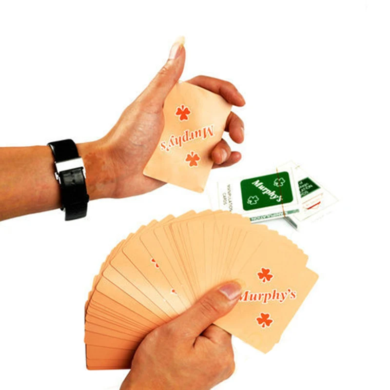 Manipulation Cards Thin Poker Magic Tricks Thin Standard Size Playing Cards Magic Joke Toy Easy To Play For Kids Party Show