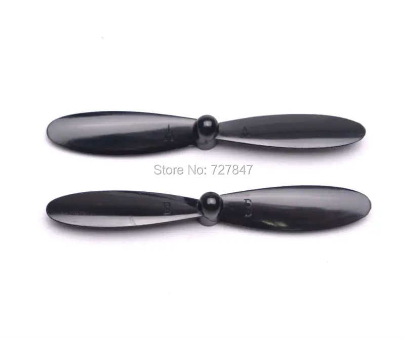 10 Pairs 55mm Blade Propeller Prop for 7mm 8.5x20mm Coreless Motor DIY Micro DIY Micro Quadcopter RC Camera Drone Accessories