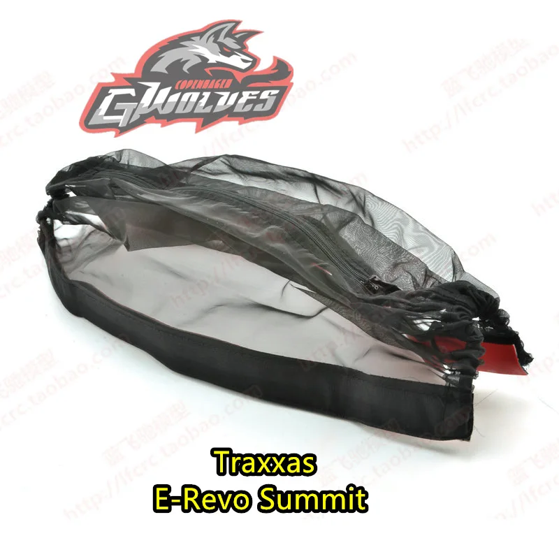 GWOLVES Zipper-type dust-proof net cover Heat-dissipation protection net cover Prevent dust entering for Traxxas E-Revo Summit