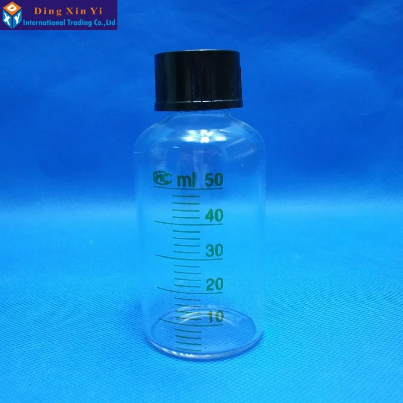 50ML10pcs/lot Glass Vials glass graduated sample bottles Serum bottle Pyrex or Duran glassware Free shipping