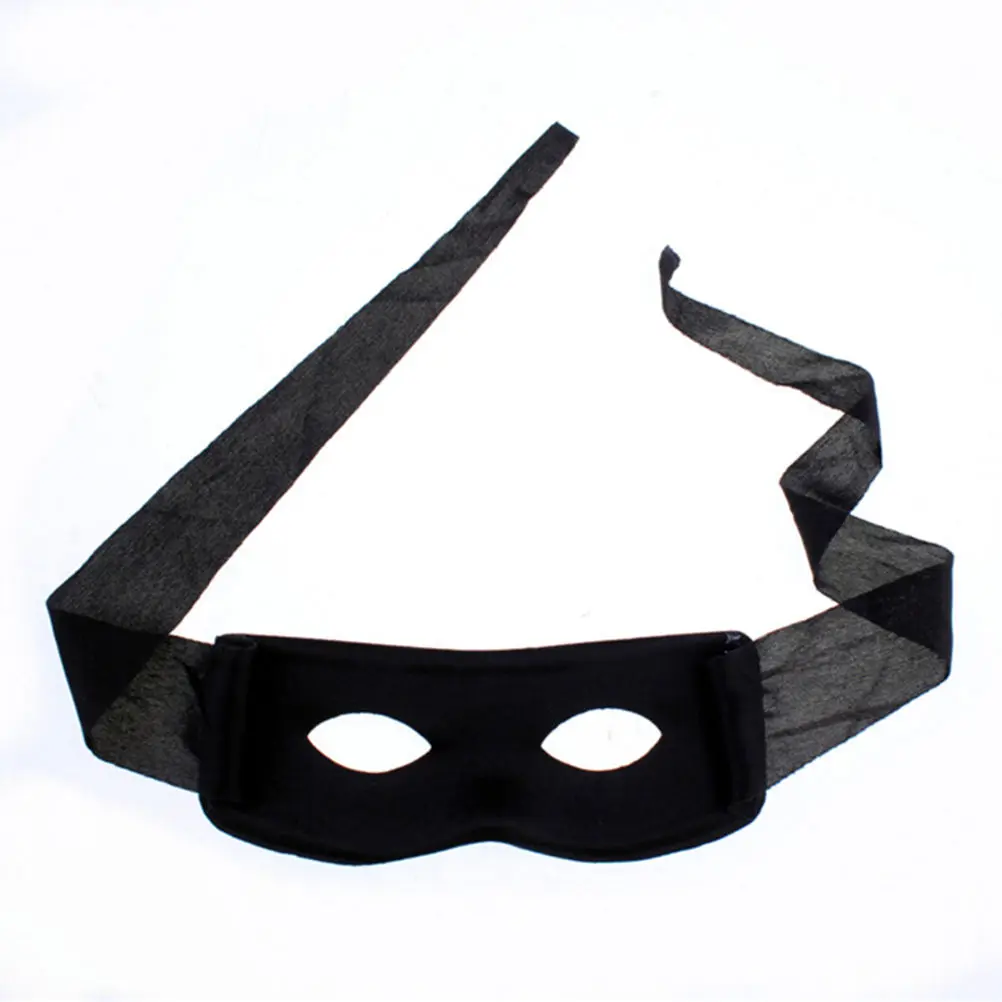 Adult Men Women Villain Joke Bandit Zorro Eye Mask Theme Party Masquerade Costume Halloween Supplies Red Black Party Mask