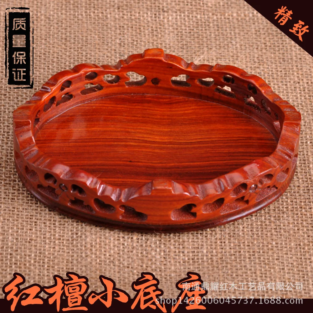 Kistler oval mahogany base Teapot red sandalwood wooden statues wooden pallet factory direct crafts Decoration