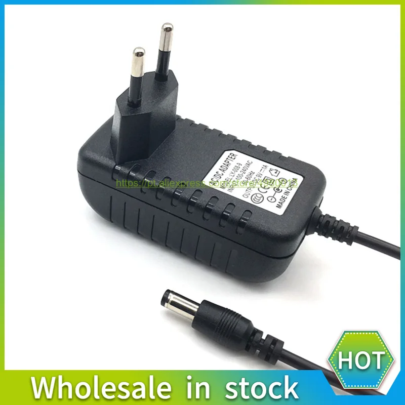 DC 9V1A 9V 1A Power Supply Adapter EU PLUG 100V-240V 220V AC TO DC Converter 1000MA 5.5*2.1MM 5.5MM*2.5MM FOR ARDUINO UNO R3